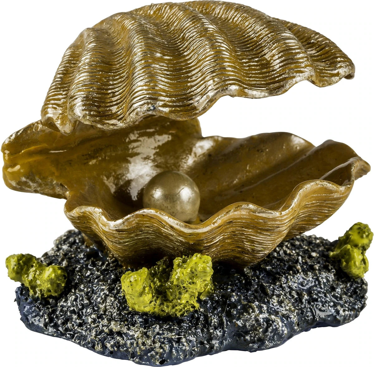 GloFish - Clam with Pearl Ornament