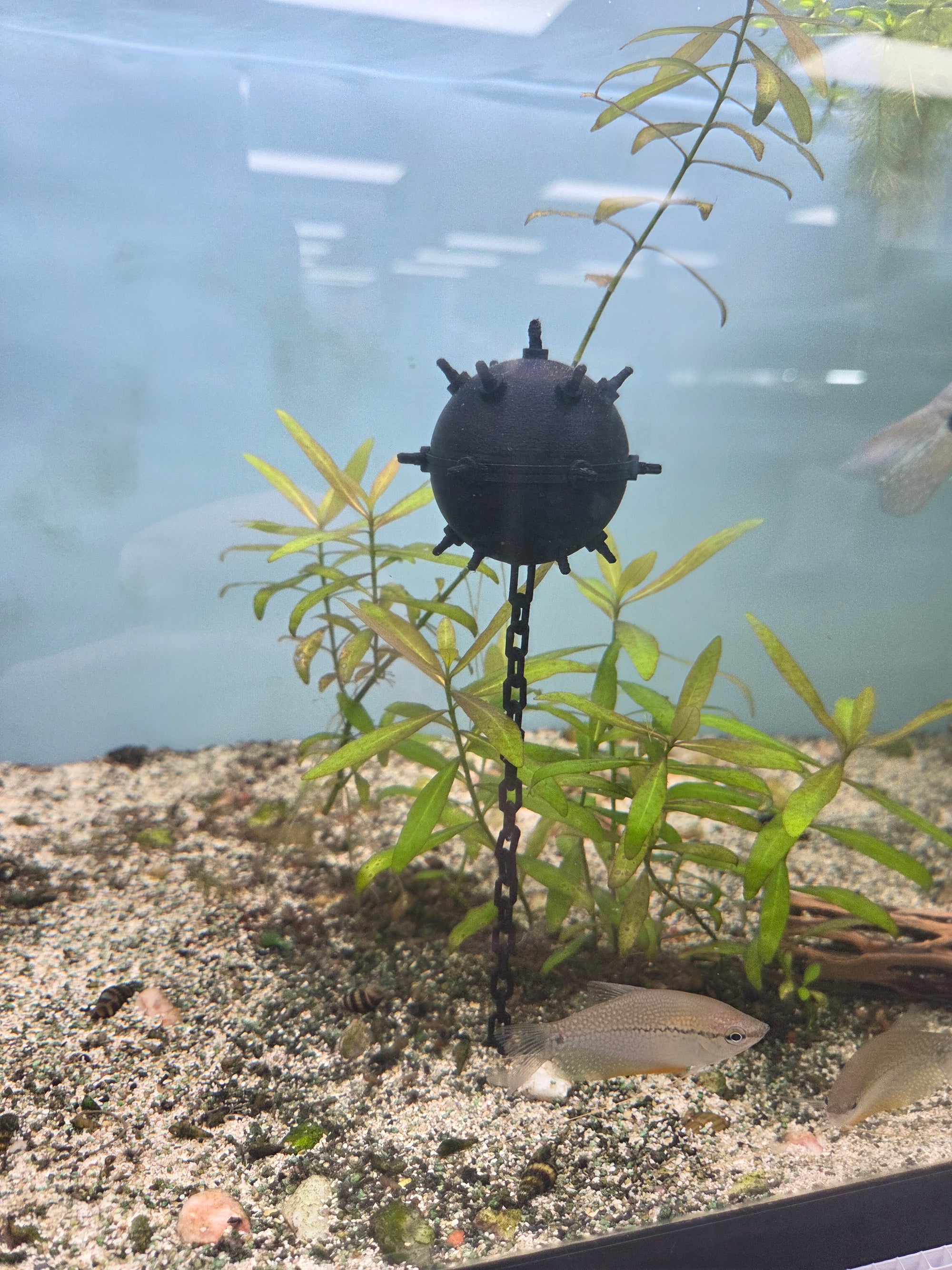 AO - 3D Floating Mine Aquarium Decor