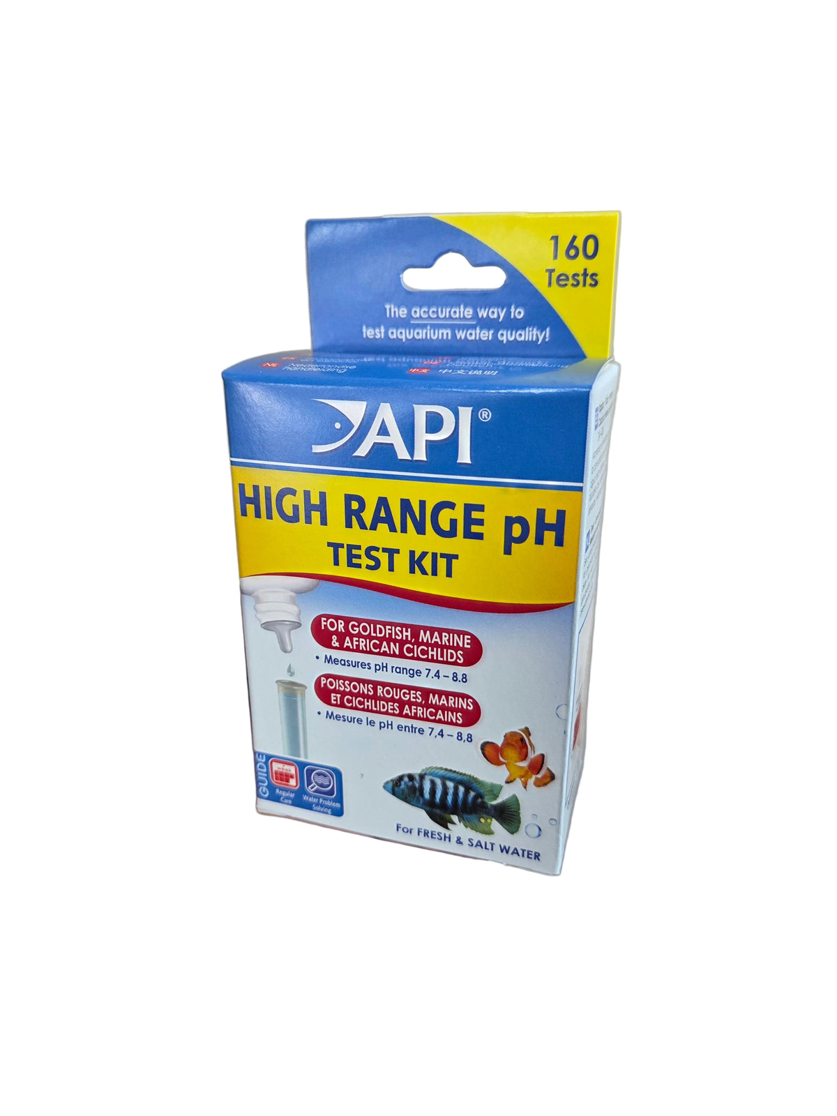 API - High Range pH Test Kit - 160 tests